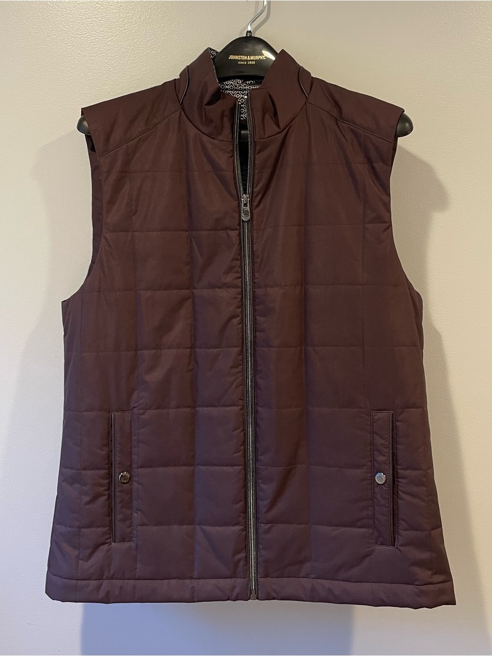 Johnston & Murphy Quilted Vest Medium